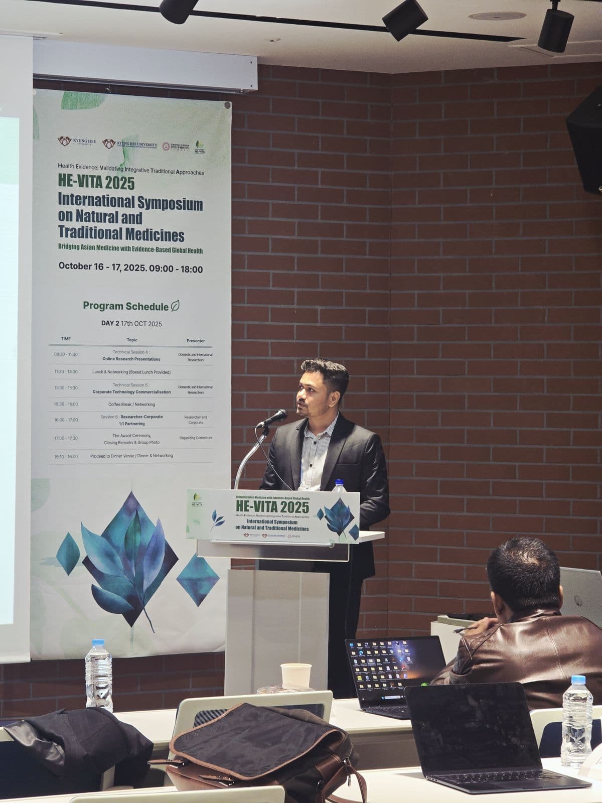 Presenting the phytochemical mining and ADMET screening step at the podium